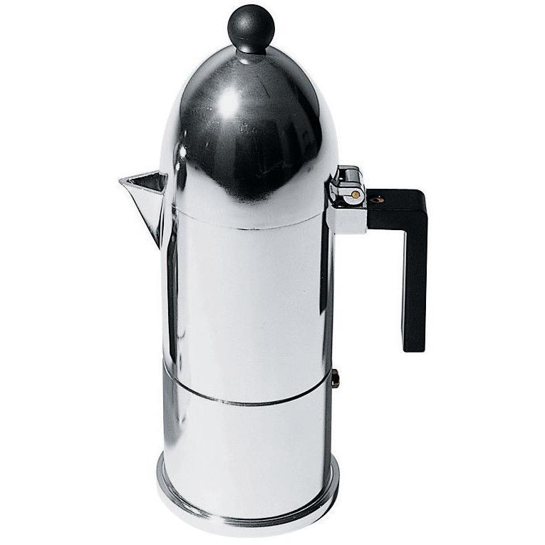 Alessi A9095/3 B La Cupola Cafetera 3 Tazas de Aluminio Fundido