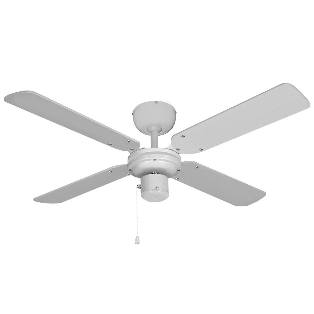 Edm Ventilador de Techo Modelo Baltic Blanco, 50W, Ø102cm, 3 Velocidades