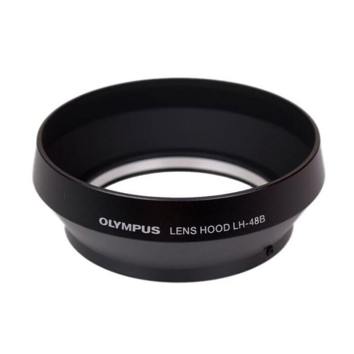 OLYMPUS PARASOLLH-48B P/ ZUIKO 17/1.8MM NEGRO 2ª mano