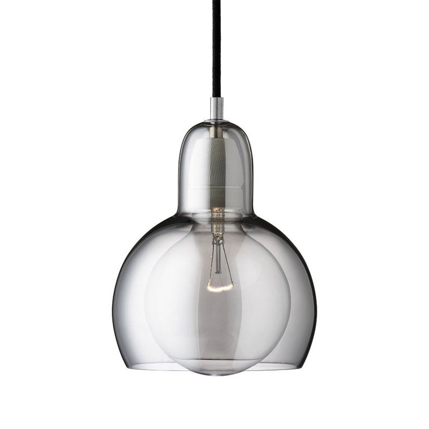 Lámpara Mega Bulb Silver plata-vidrio