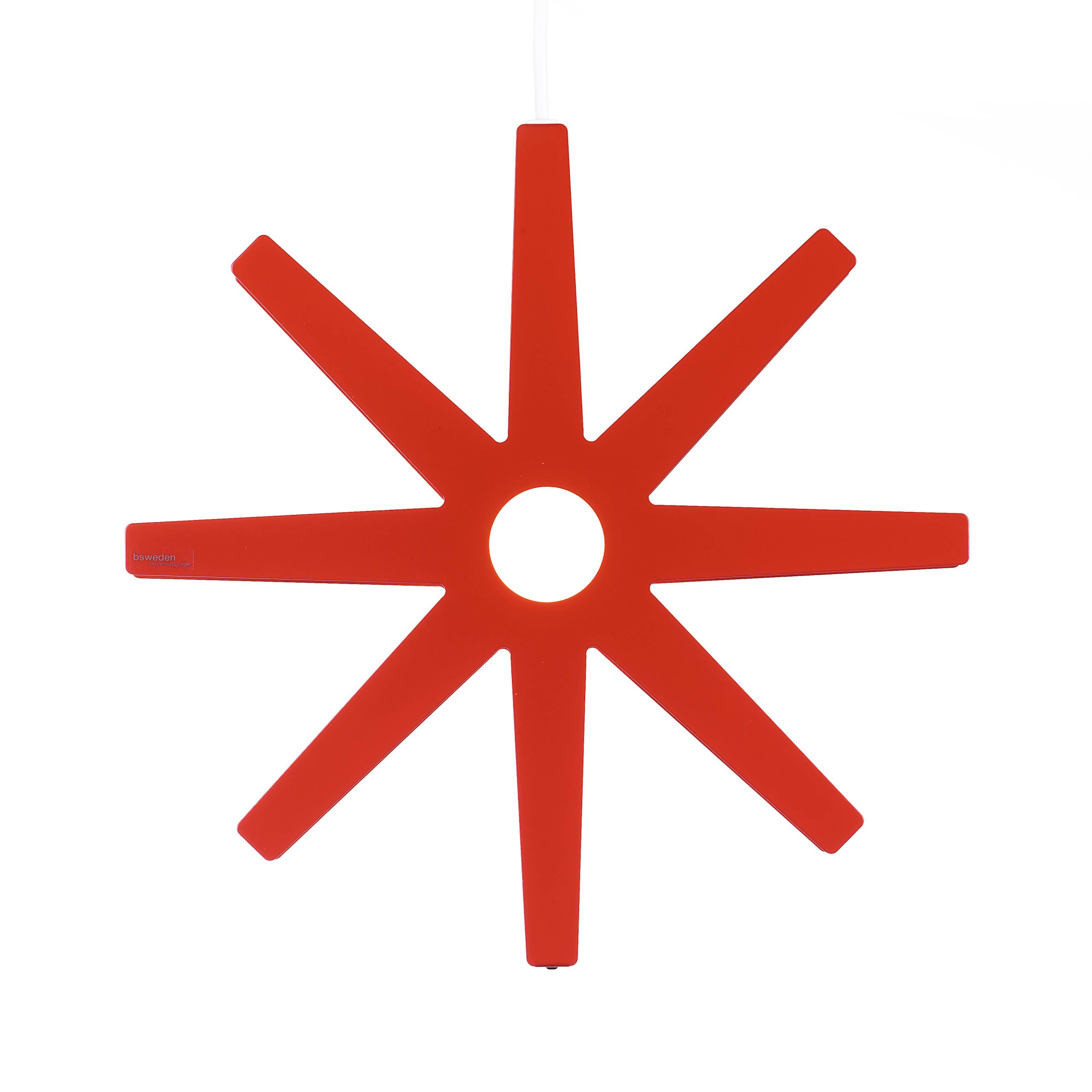 Estrella de adviento Fling rojo Ø 33 cm