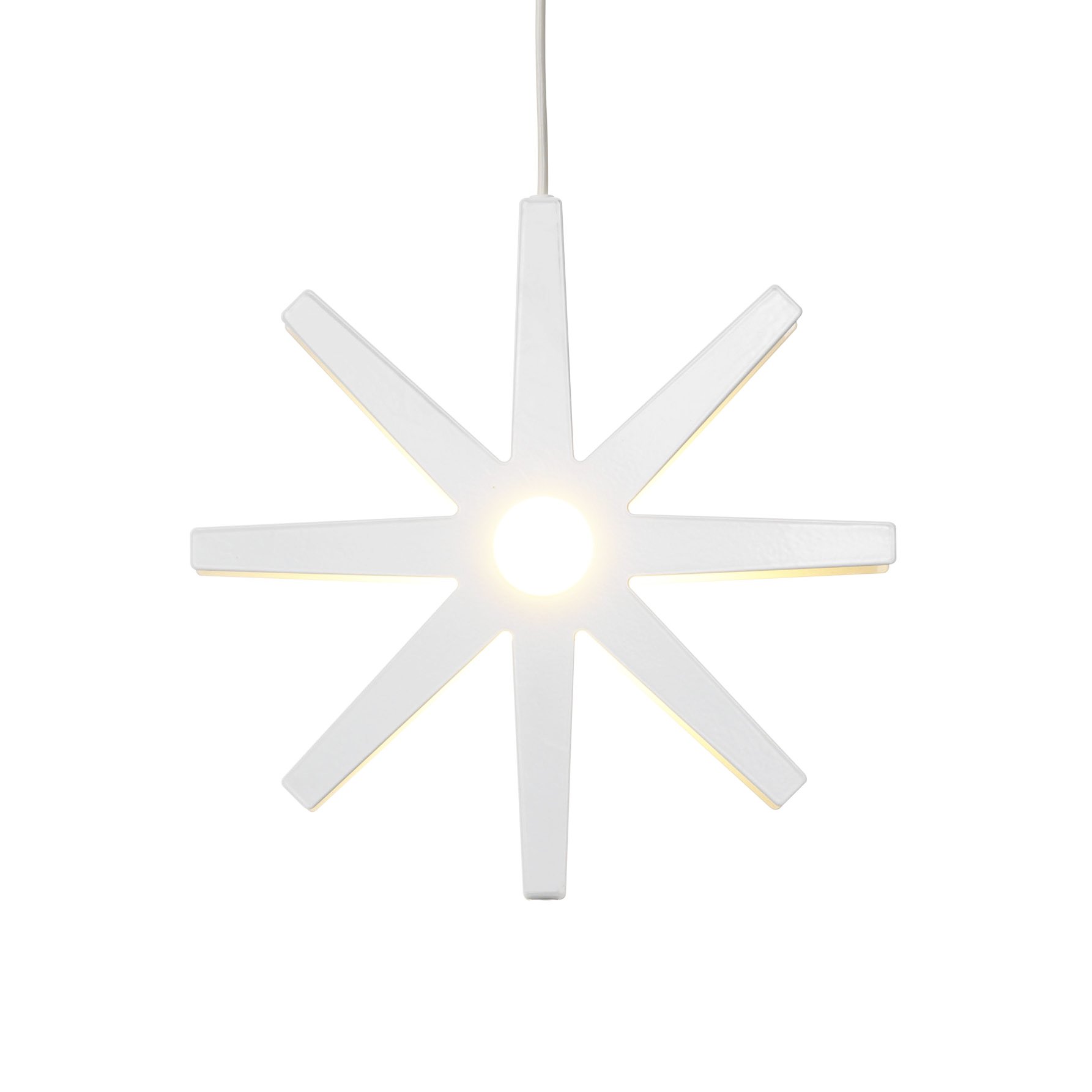 Estrella de adviento Fling blanco Ø 33 cm