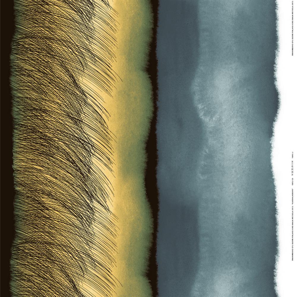 Tela Kuuskajaskari gris-amarillo-negro