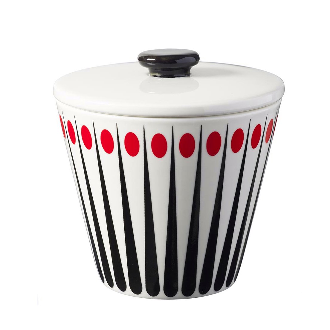 Azucarero Amanda blanco-rojo