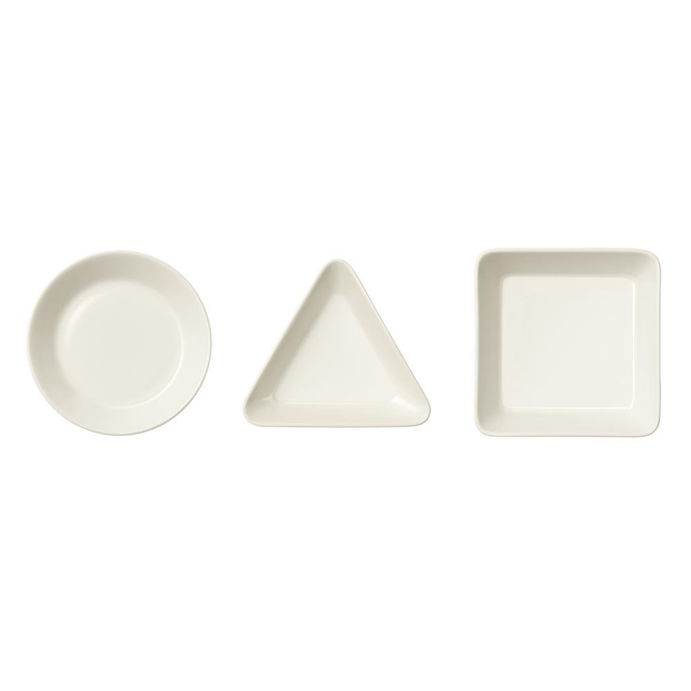 Set de platos mini Teema blanco