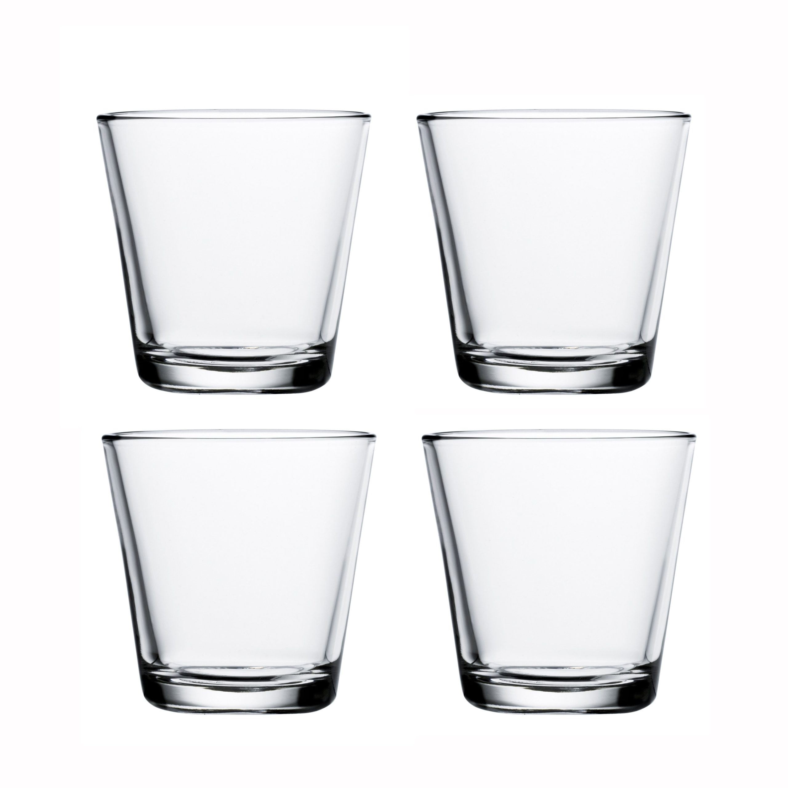 4 Vasos Kartio 21 cl transparente