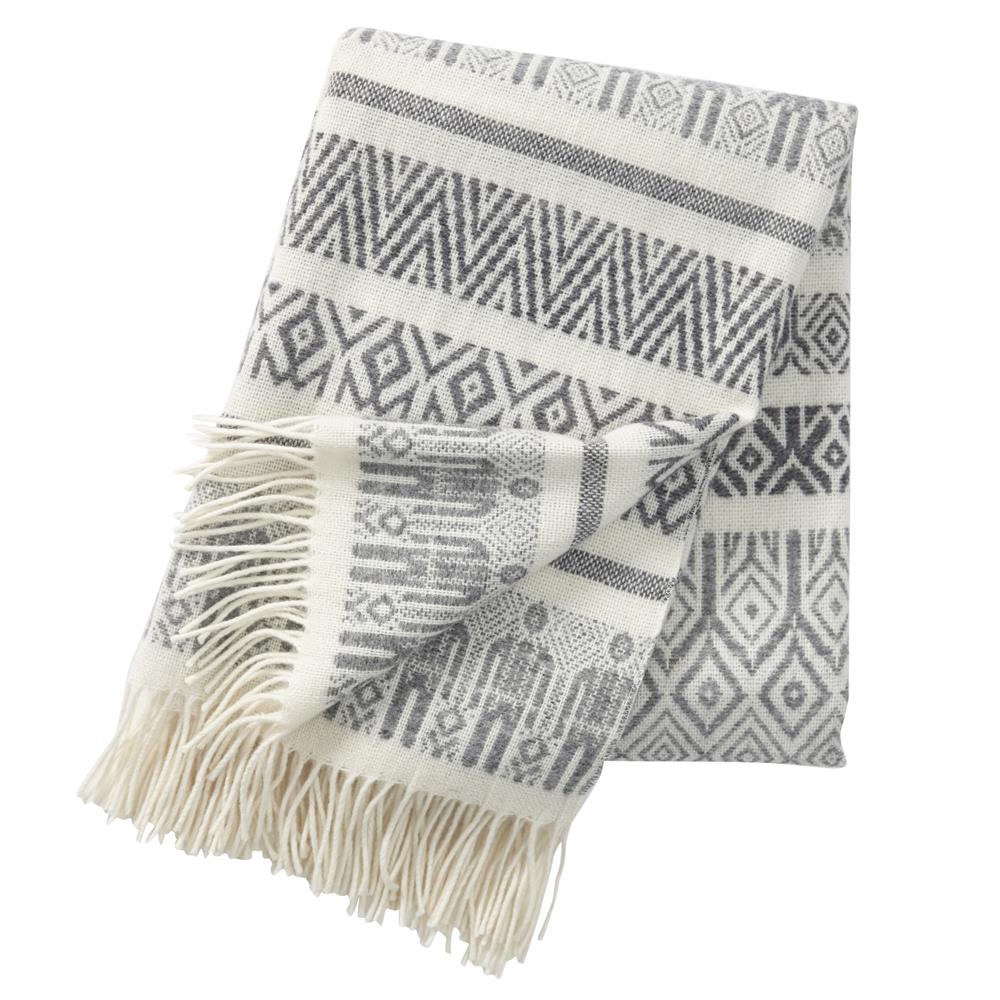 Manta de lana Man & Wife gris