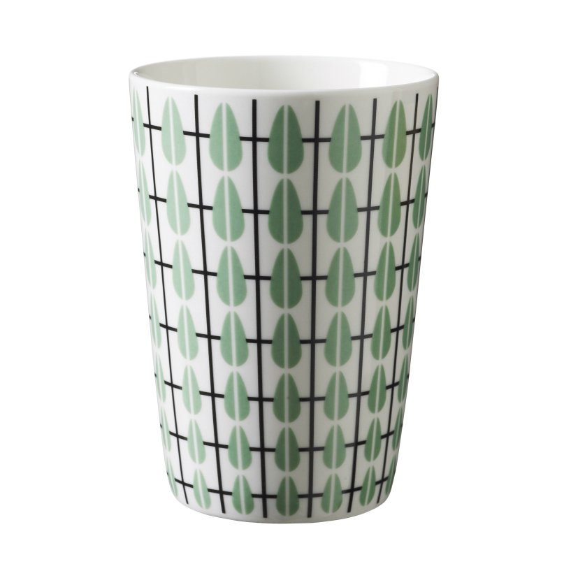 Taza Olivia blanco-menta