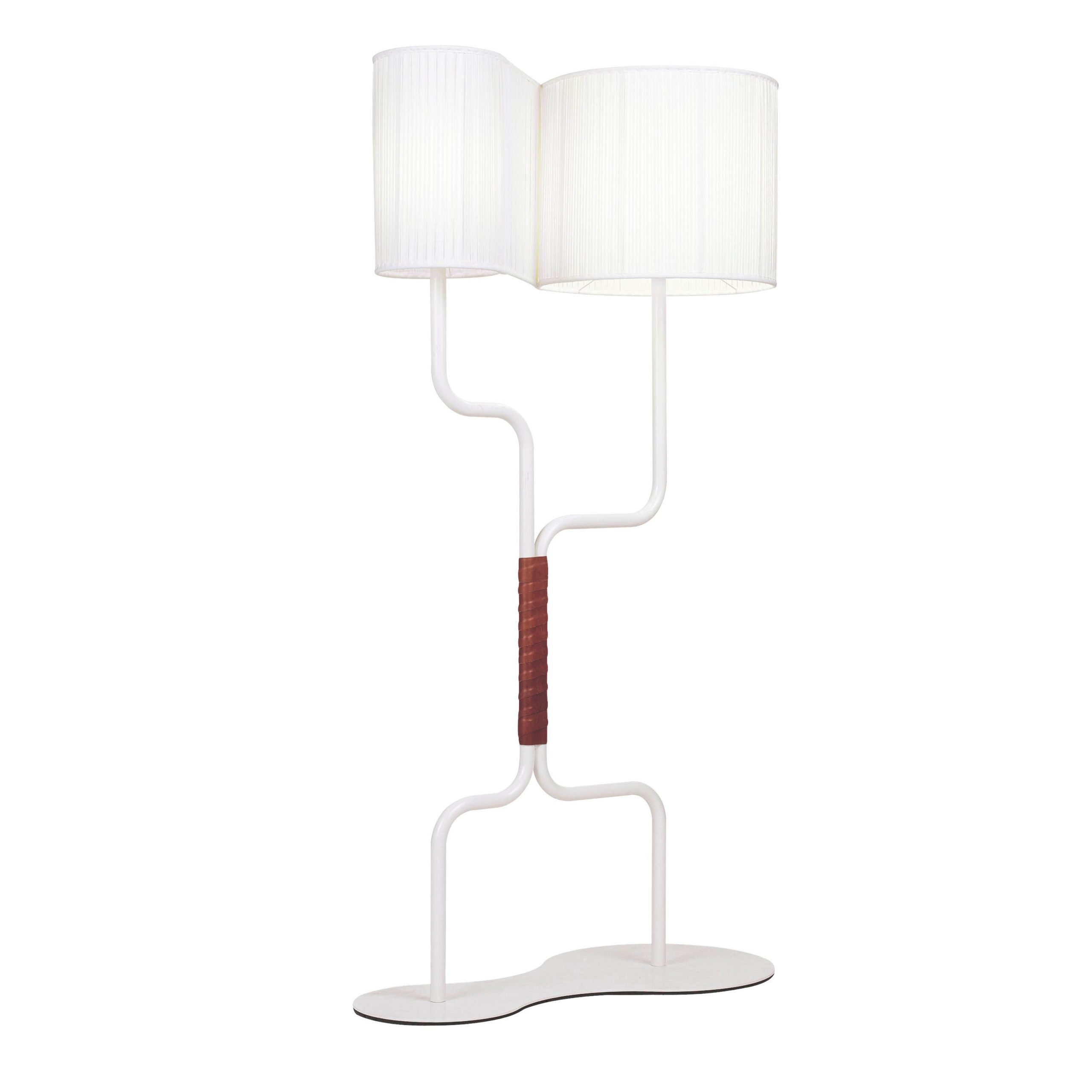 Lámpara de pie Anna's blanco