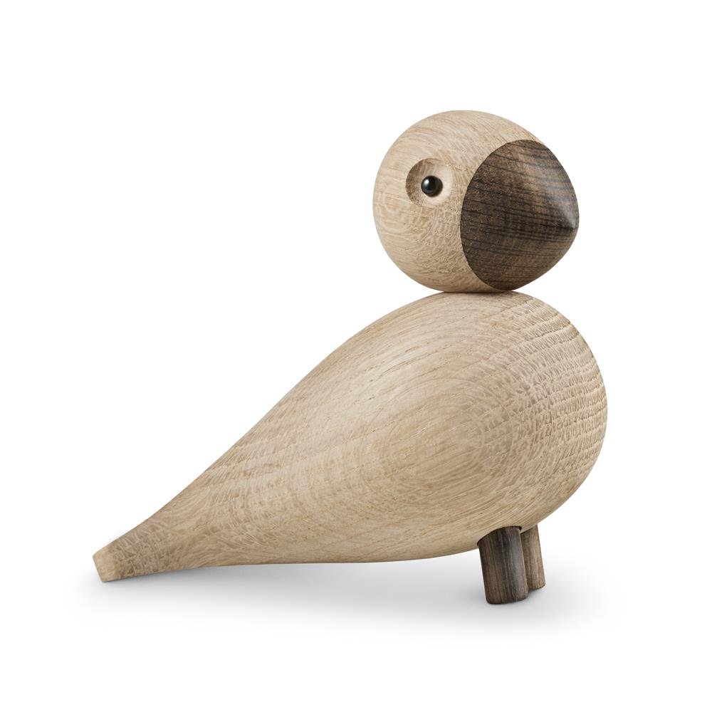 Pájaro Alfred de madera roble