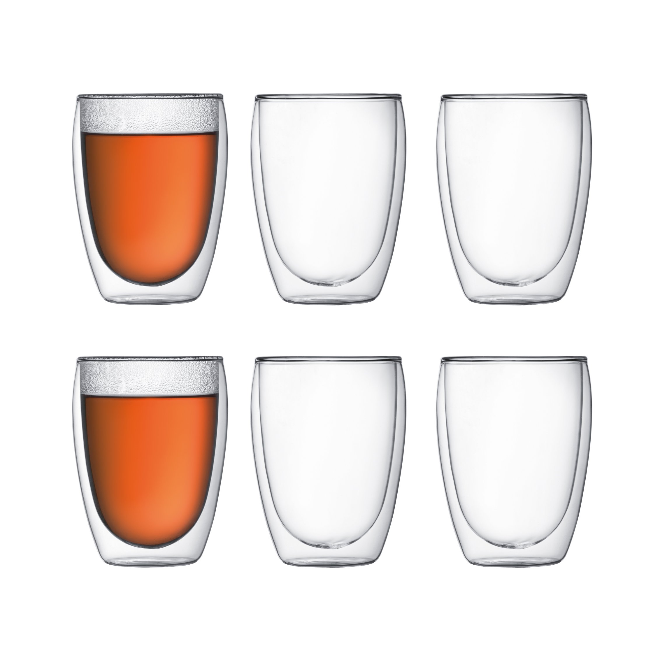 6 Vasos térmicos doble pared Pavina 35 cl