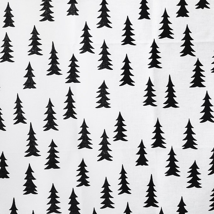 Tela Gran blanco-negro