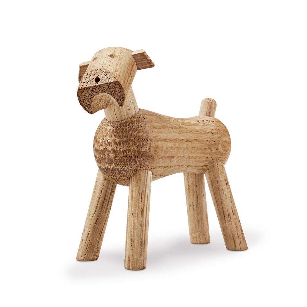 Perro Tim de madera roble claro