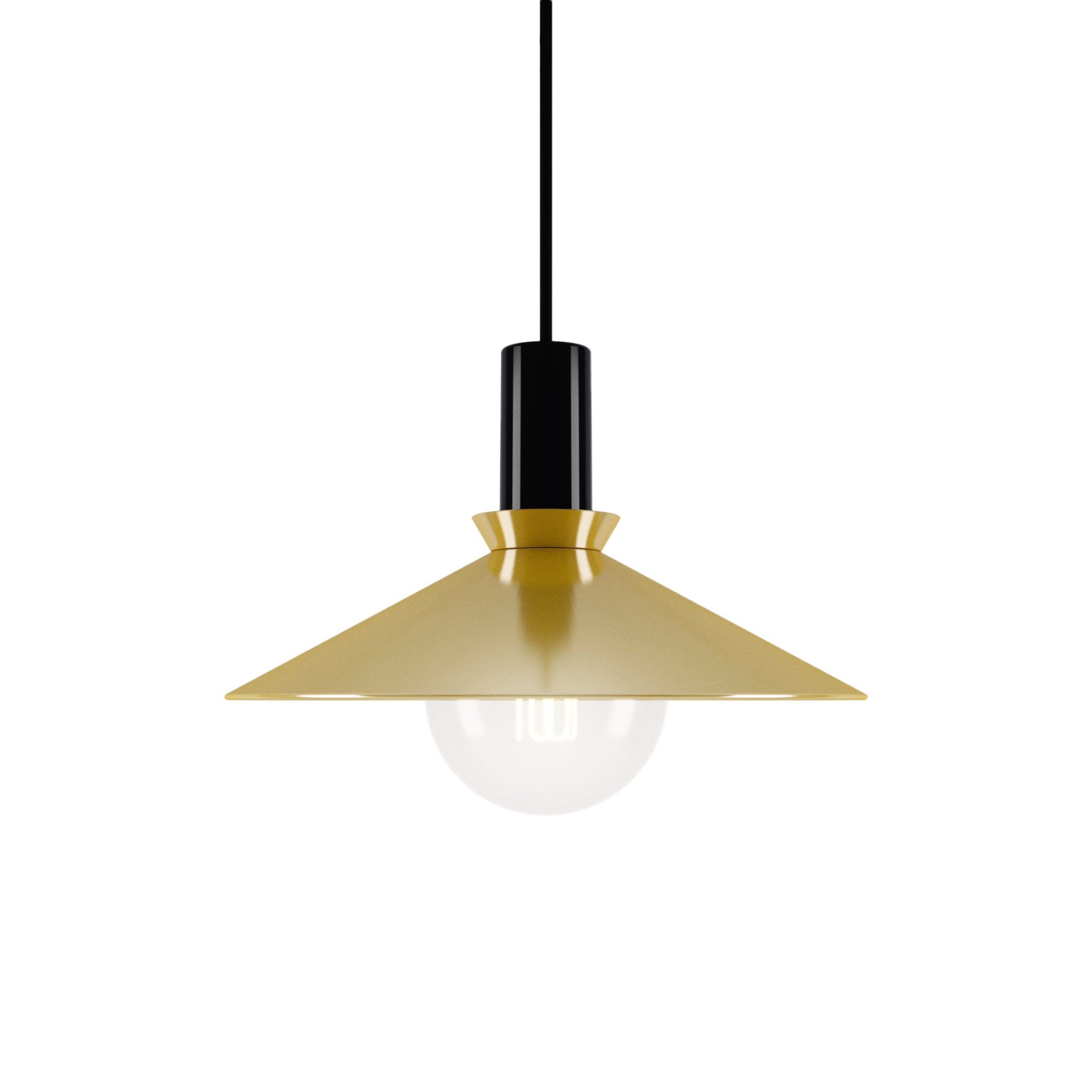 Lámpara de techo Cobbler champán (latón)