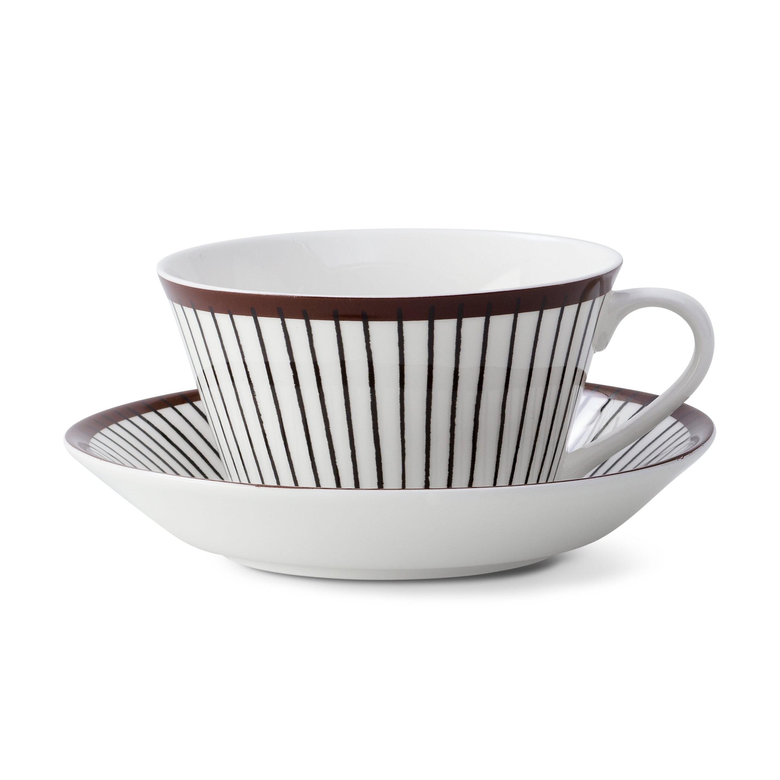 Juego de té Ribb taza de té + platillo