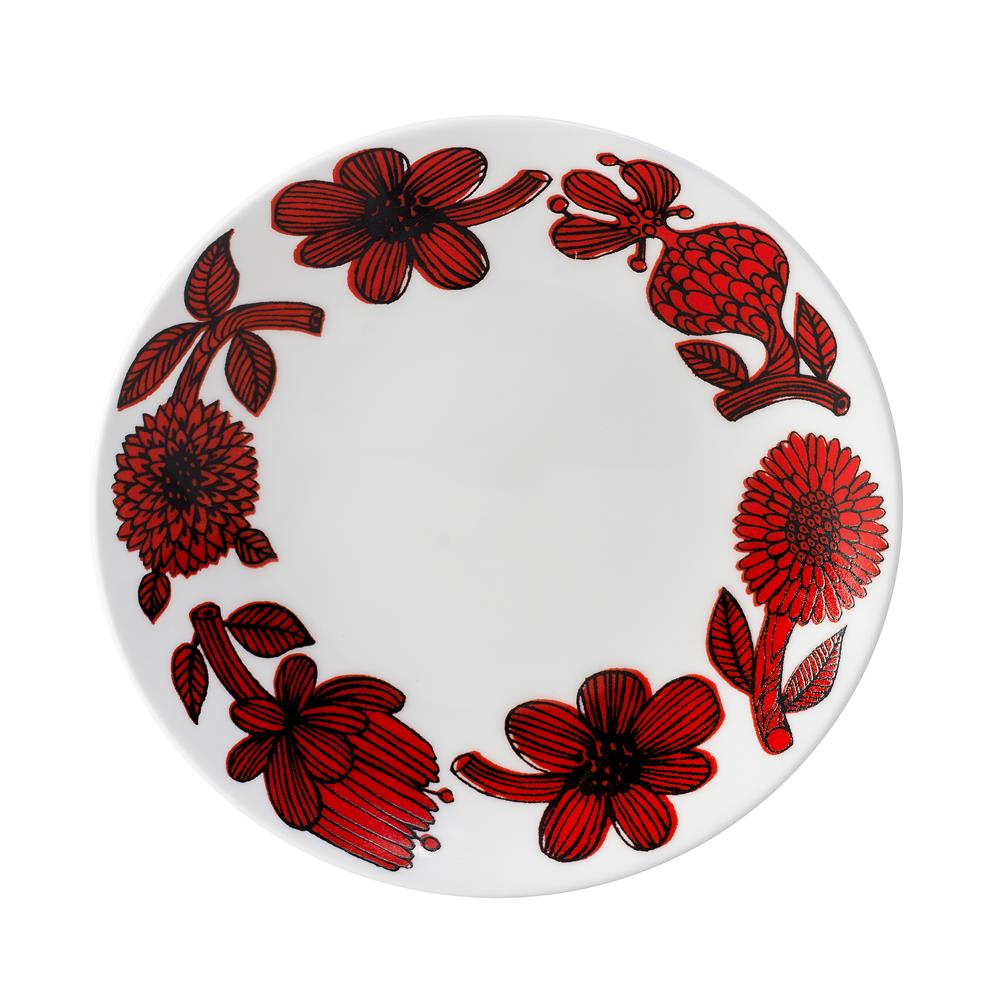 Plato Röd Aster Ø 18 cm