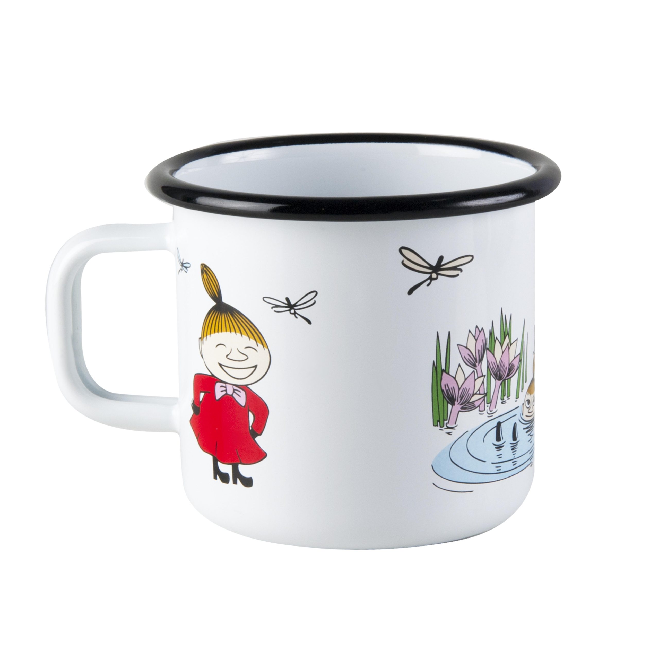 Taza esmaltada Pequeña My, blanco 3,7 dl