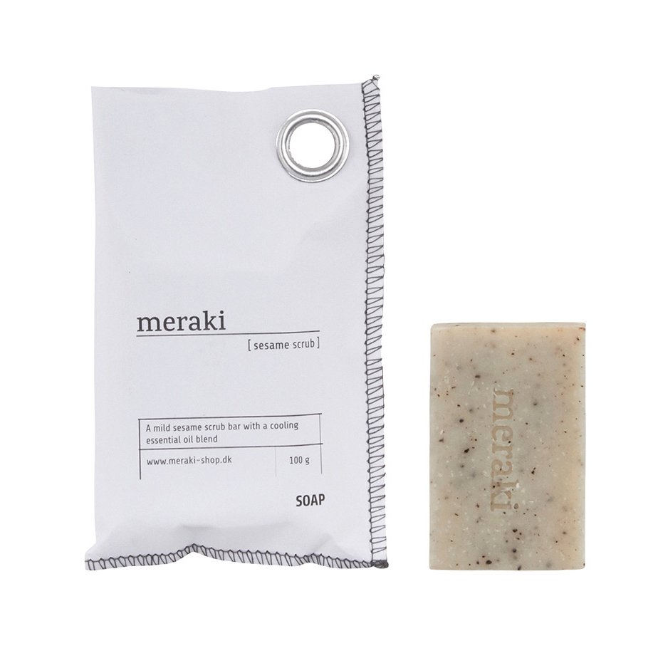 Pastilla de jabón Meraki Sesame scrub