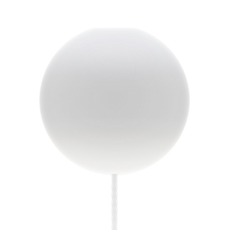 Florón de techo con cable Cannonball blanco