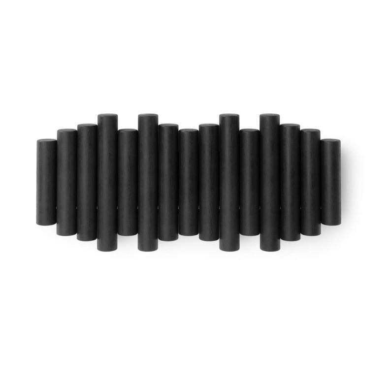 PERCHERO PICKET RAIL NEGRO