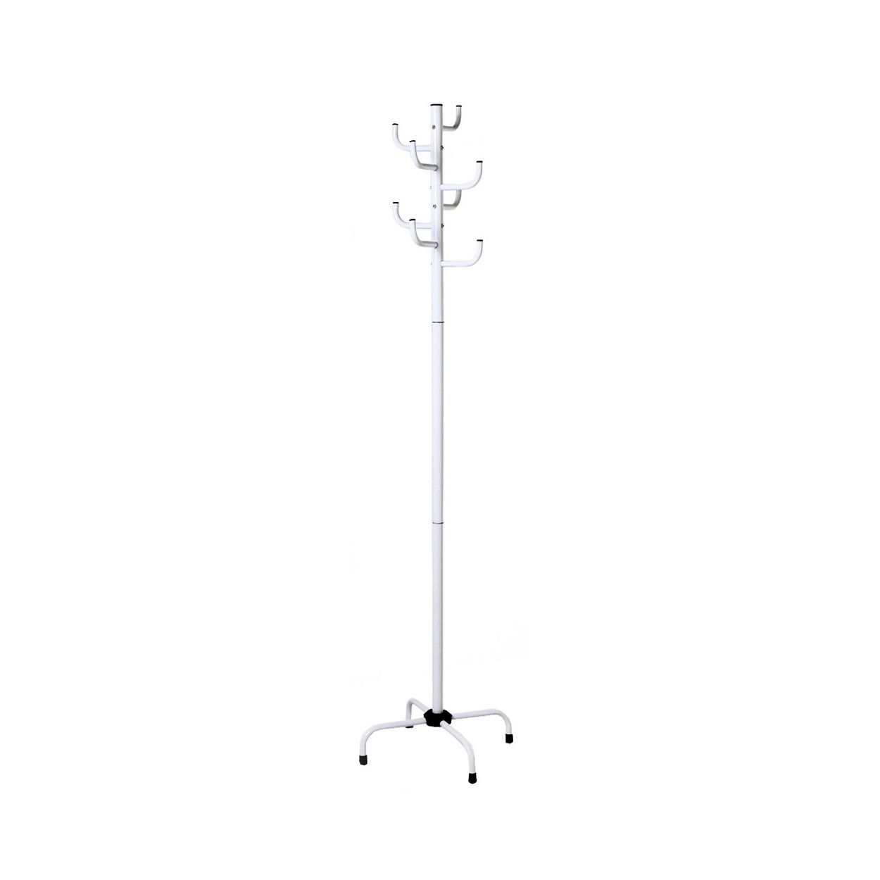 PERCHERO DE PIE BLANCO OCHO BRAZOS 47X180CM