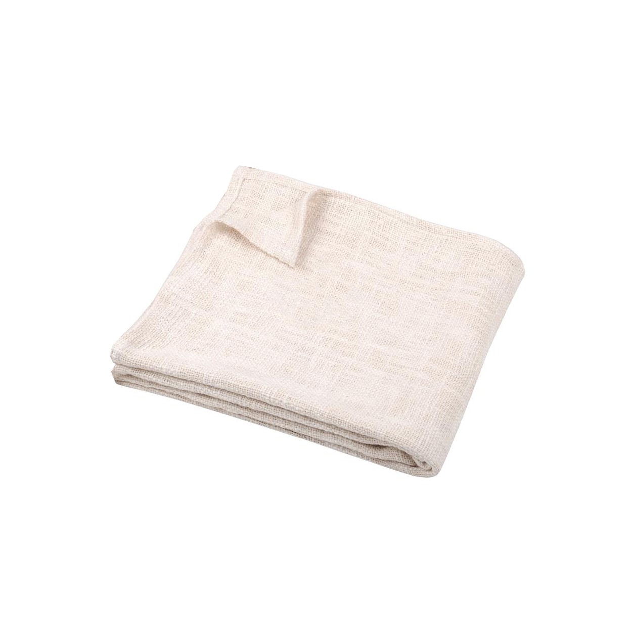 PLAID MANTA INVIERNO 100% ALGODÓN CHIARA CRUDO 240X220CM