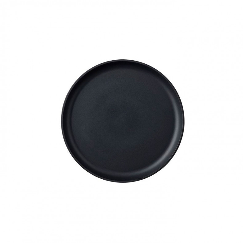 PLATO POSTRE SILUETA NORDIC NEGRO