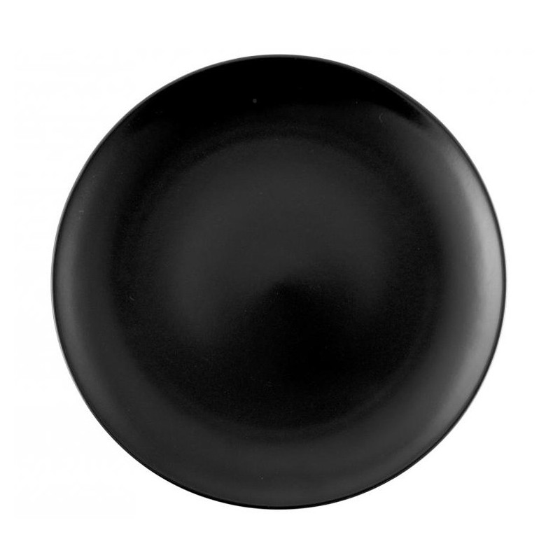 PLATO REDONDO DENVER NEGRO 32CM