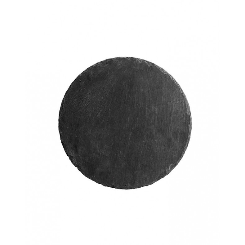 PLATO REDONDO PIZARRA D30CM