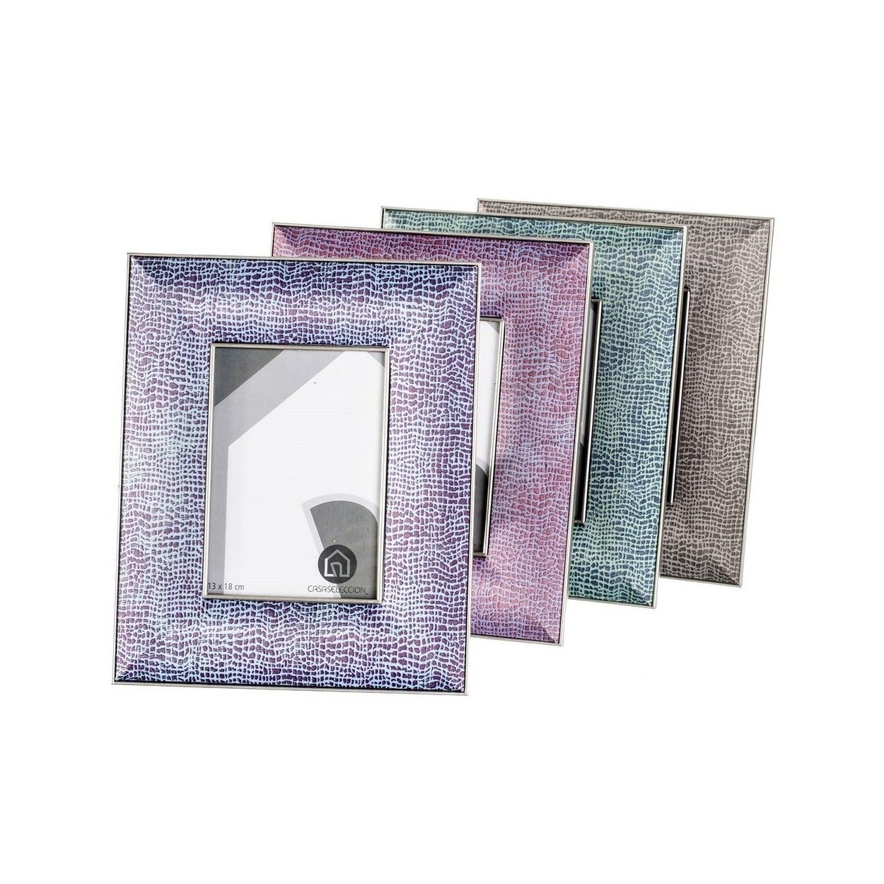 Portafotos madera (22x2x26.7 cm). Cuatro colores