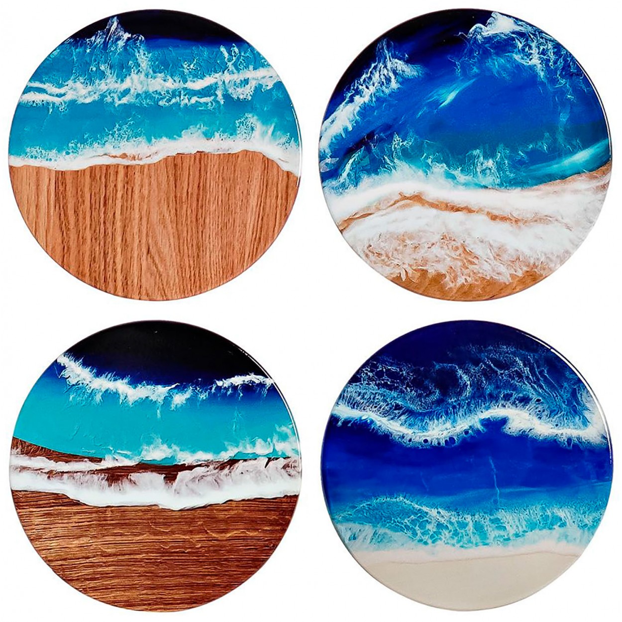 POSAVASOS PLAYA DOLOMITE SET 4 Ø10,8CM