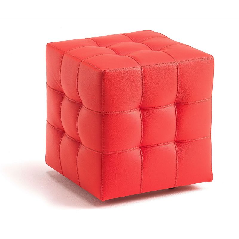 Puff Bob piel natural