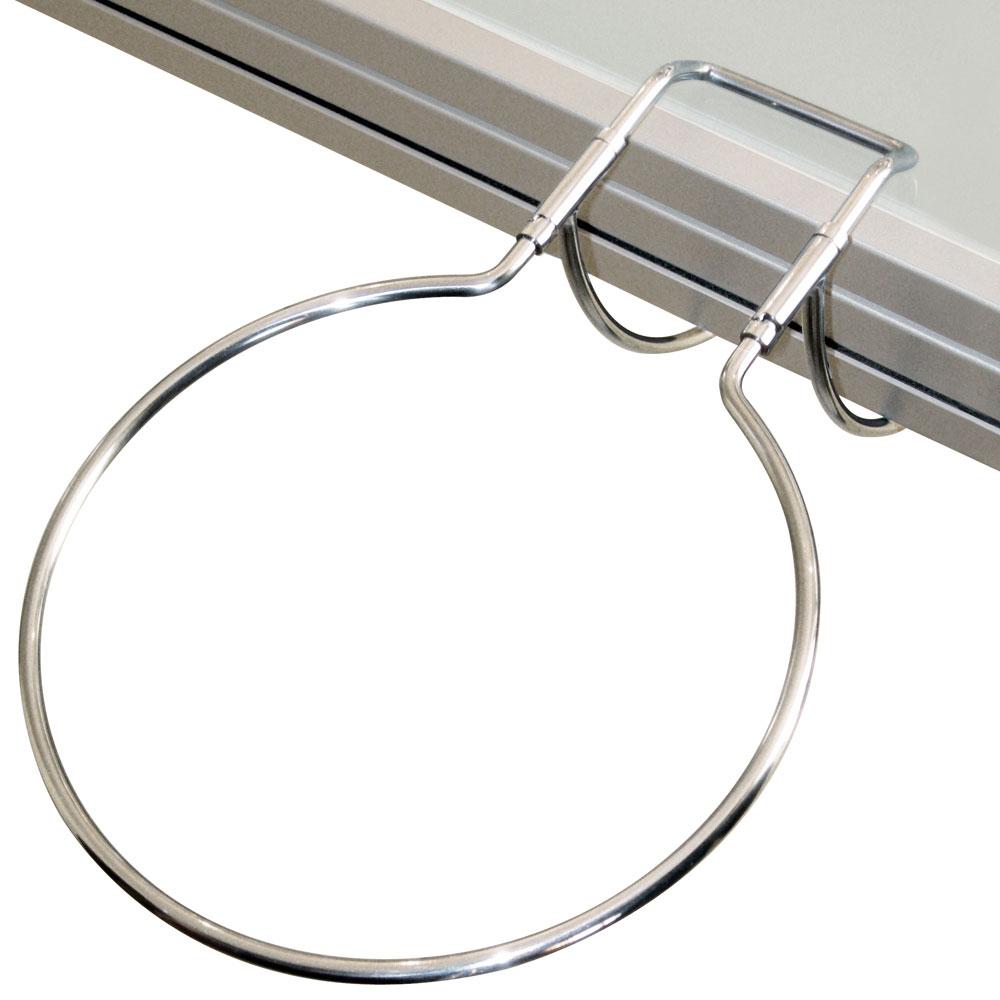 Soporte de Mesa para Cubo de Cava y Vino 1946 - Acero Inoxidable 18/10 Plegable, Sujeción al Borde, Ø20cm L50cm