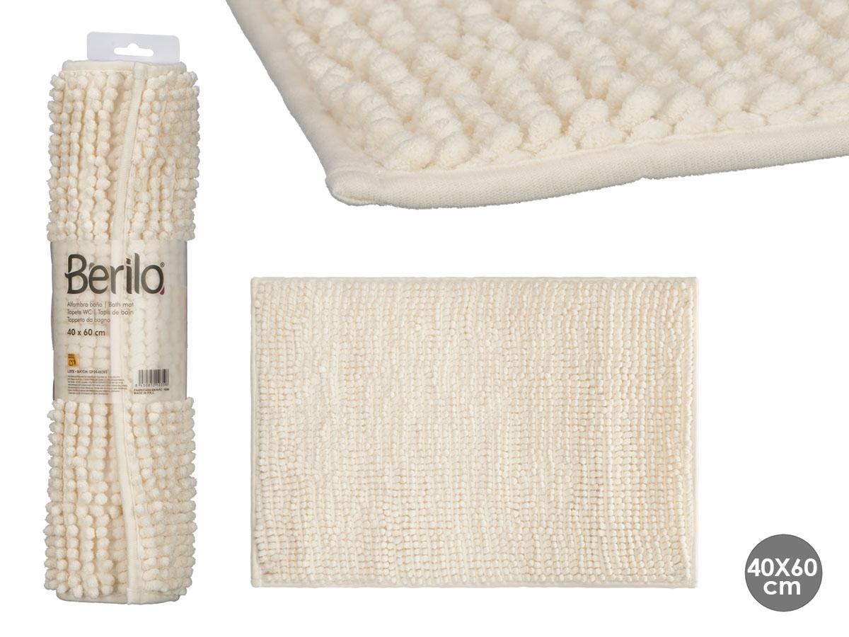Berilo Alfombra de Baño Blanca 40x60 cm (12 Unidades)