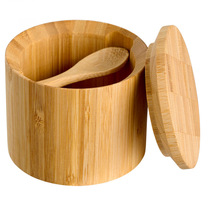 SALERO CON CUCHARA BAMBÚ