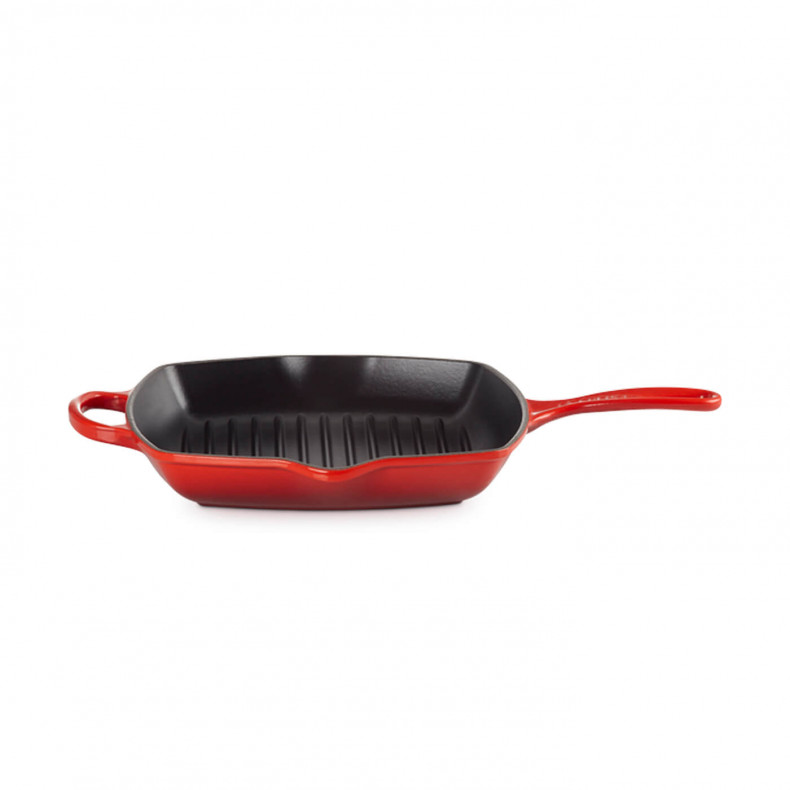 SARTÉN SKILLET GRILL CUADRADA 26CM CEREZA