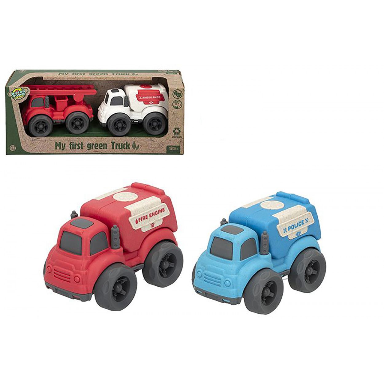 SET 2 CAMIONES DE JUGUETE INFANTIL DUDI