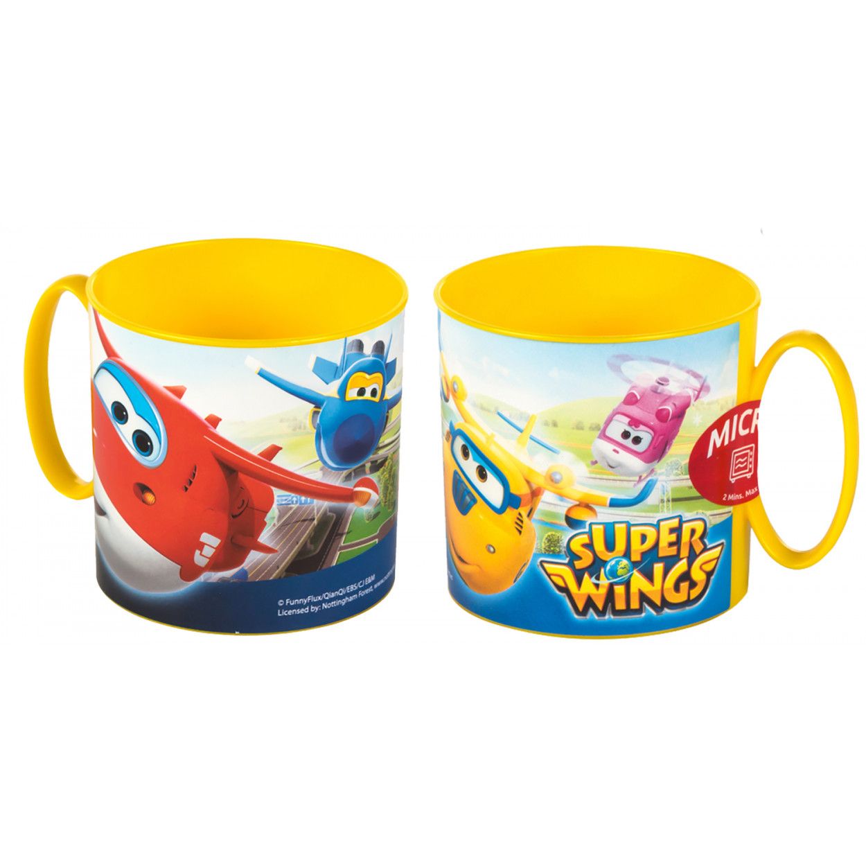 SET 2 TAZAS INFANTIL DE PLASTICO EGAN 265ML