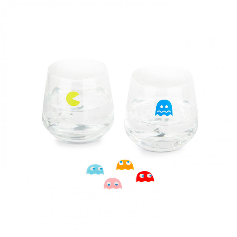 SET 6 MARCA COPAS PACMAN SILICONA