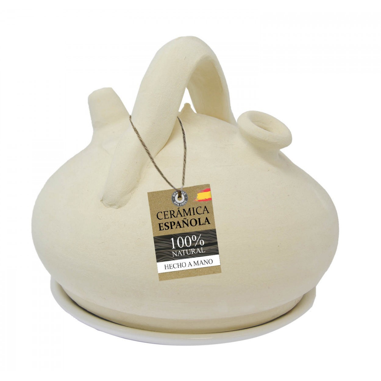 BOTIJO DISPENSADOR AGUA BARRO COCIDO 1L-1,5L