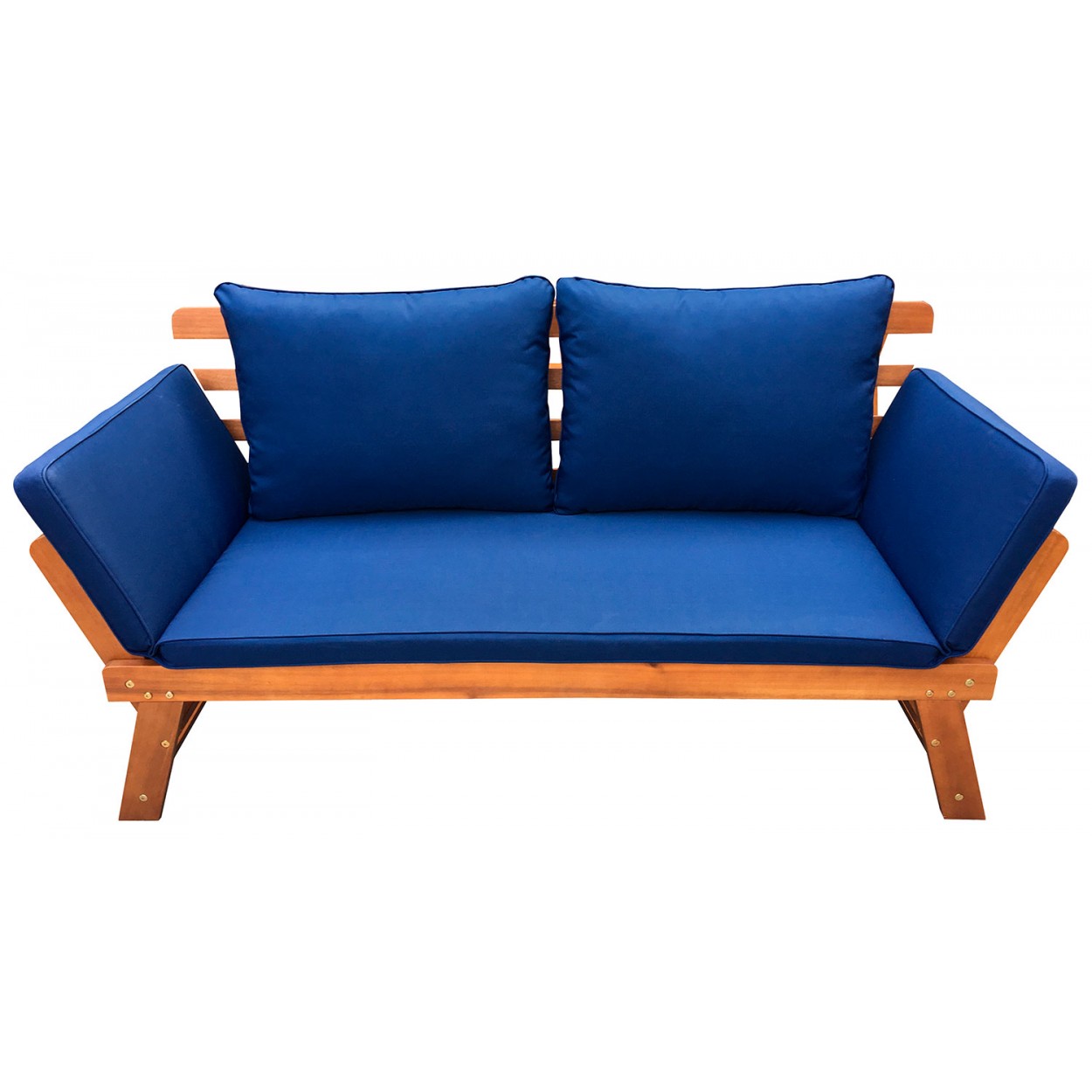 SOFÁ CAMA JARDIN COJINES INCLUIDOS MADERA BYKE