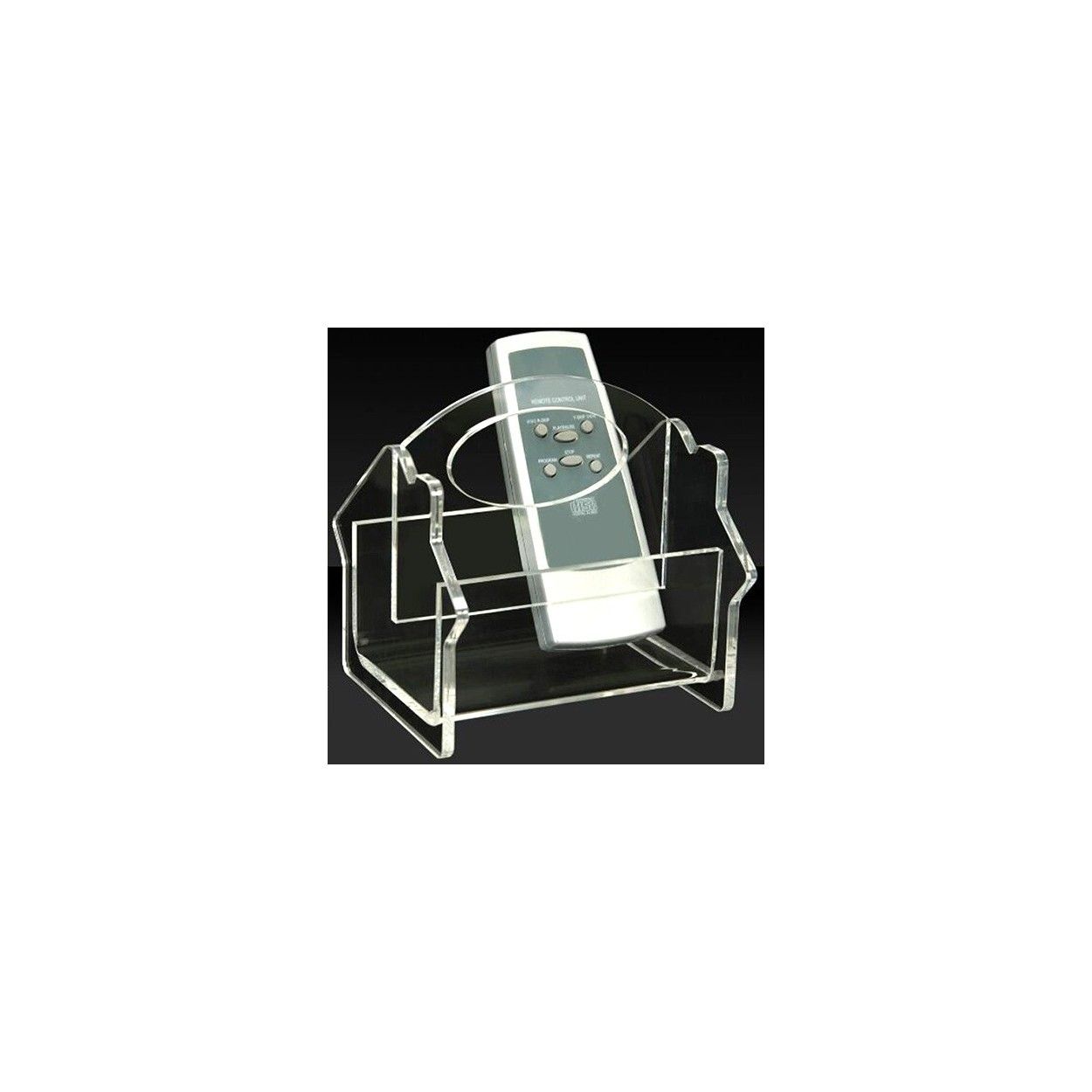 Soporte para mandos transparente 13x13x12