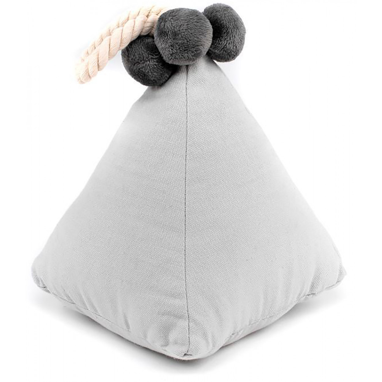 SUJETAPUERTAS DECORATIVO ALGODÓN PIRAMIDE POMPONES 1KG