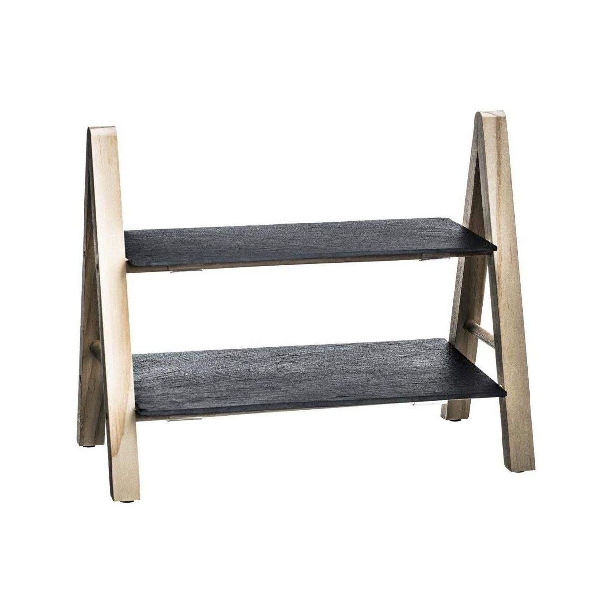 *TARA* BANDEJA 2 PISOS PARA APERITIVOS 32,5X18X25,5