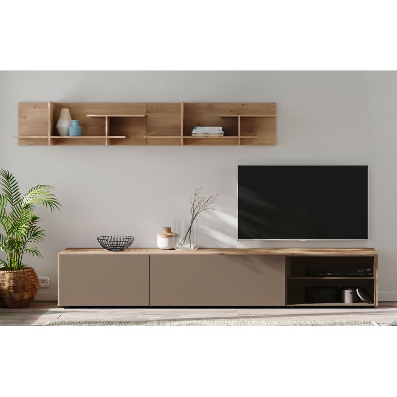 Mueble de televisión Theo acabados Inari & Iron