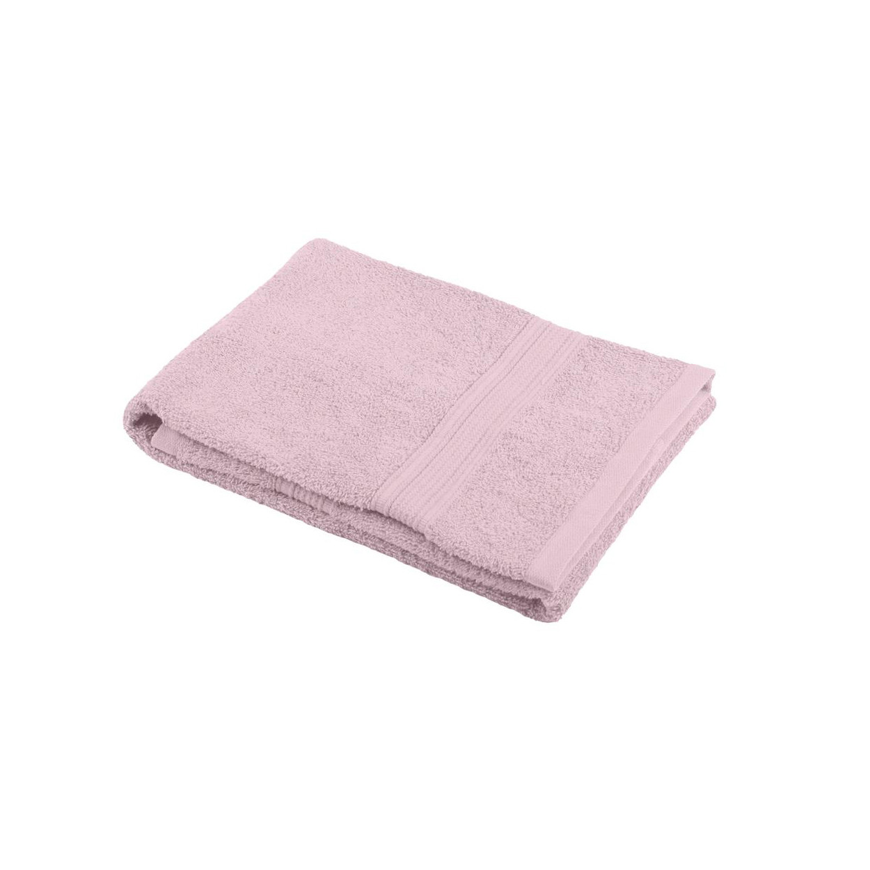 TOALLA BAÑO LAVABO 100% ALGODÓN 50x90CM ROSA BIO