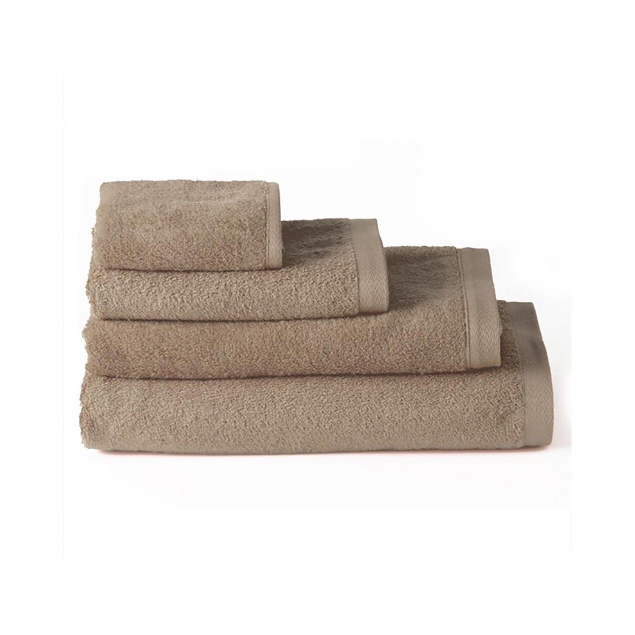 Toalla de ducha algodón beis (70x140)