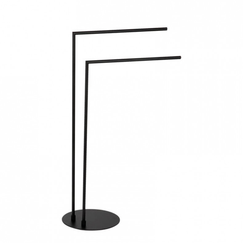 TOALLERO DOBLE NEGRO MATE