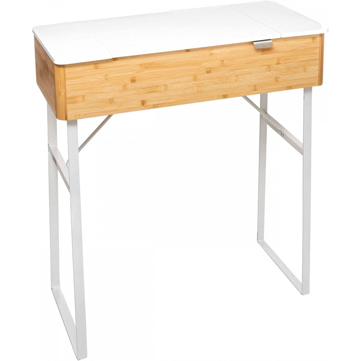 TOCADOR DE MAQUILLAJE BLANCO BAMBÚ