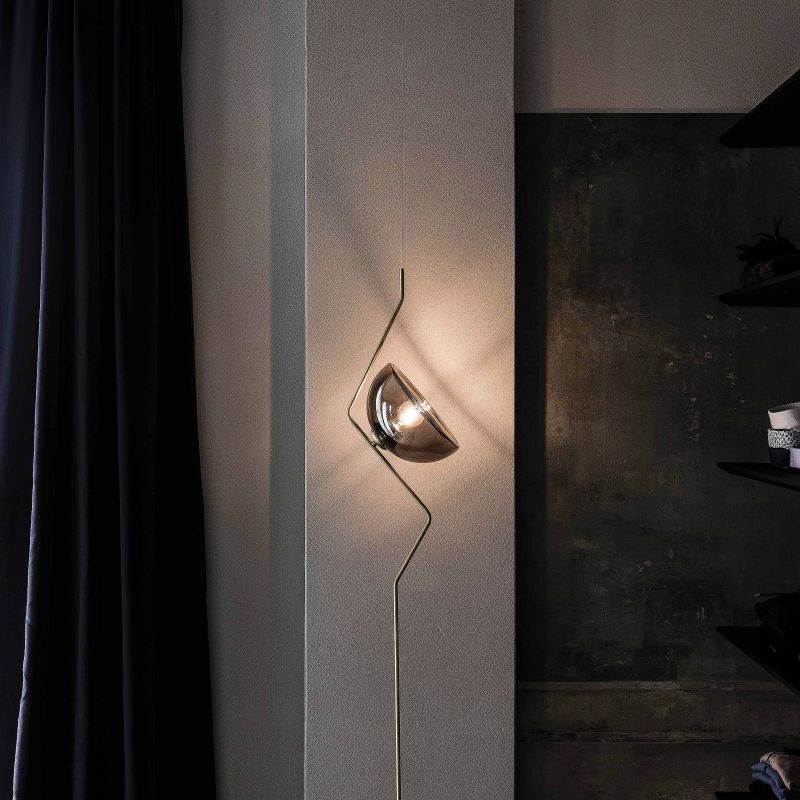 Tramonto, lámpara de suspensión metálica